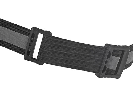 Latarka czołowa wstrząsoodporna z odblaskiem LED COB 3W 500mAh 500lm IP44 (240)
