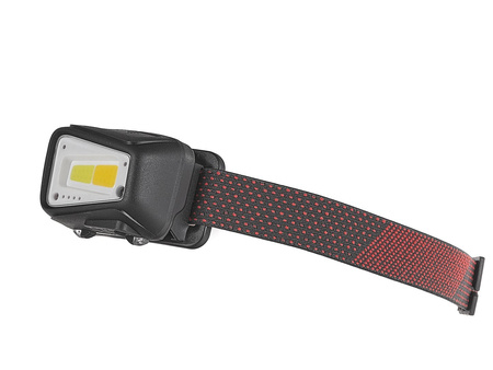 Latarka czołowa z czujnikiem ruchu LED COB 8W (5W+3W) 1800mAh 520lm IP44 (100)