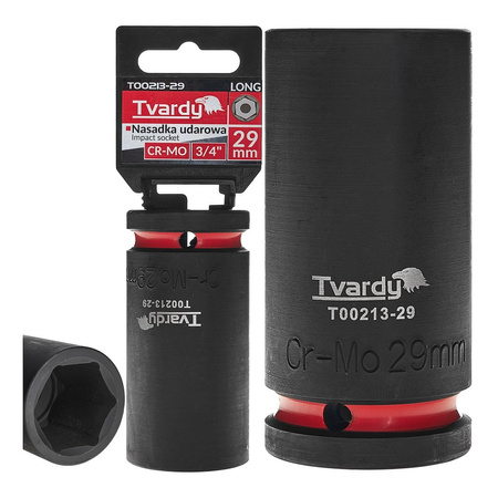 WYTRZYMAŁA NASADKA UDAROWA KRÓTKA 3/4" 36mm CR-MO TVARDY