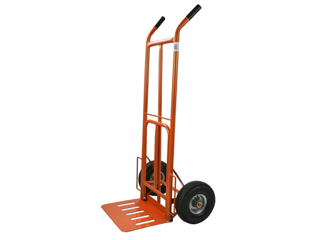 Wózek transportowy 250kg 400x300mm (wysuwany podest) pomarańczowy