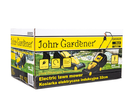 Elektryczna kosiarka indukcyjna John Gardener 2000W 32cm