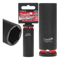 WYTRZYMAŁA NASADKA UDAROWA DŁUGA 1/2" 18mm CR-MO TVARDY