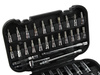 Zestaw kluczy nasadowych E-Torx i bitów 1/4" 56el.
