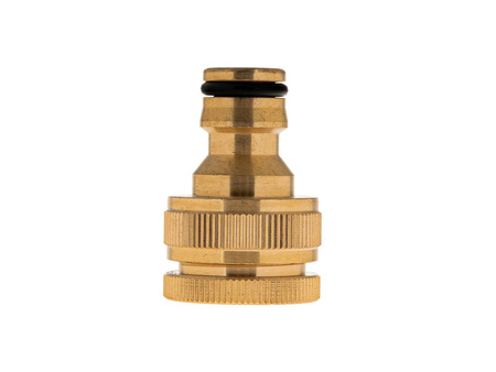 Przyłącze na kran 3/4" z redukcją 1/2" BRASS-LINE (10/80)