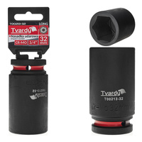WYTRZYMAŁA NASADKA UDAROWA DŁUGA 3/4" 32mm CR-MO TVARDY