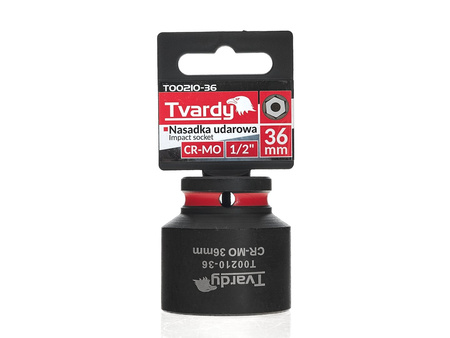 WYTRZYMAŁA NASADKA UDAROWA KRÓTKA 1/2" 36mm CR-MO TVARDY