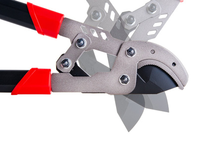 Sekator do gałęzi z przekładnią i ostrzem kowadełkowym 790mm 65Mn PTFE
