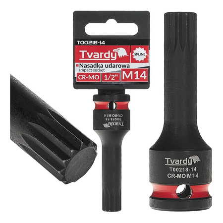 WYTRZYMAŁA NASADKA UDAROWA TRZPIENIOWA TORX T60 1/2” CR-MO TVARDY