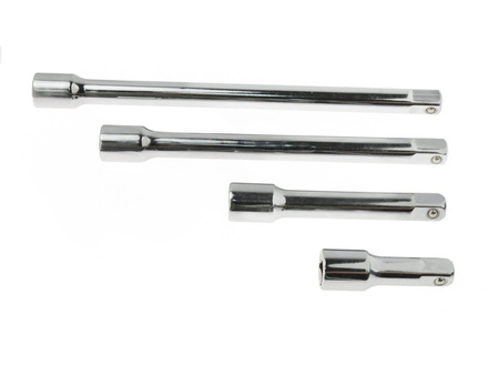 4el.zestaw przedłużek 1/2" 70 mm / 120 mm / 200 mm / 245 mm GEKO PROFI