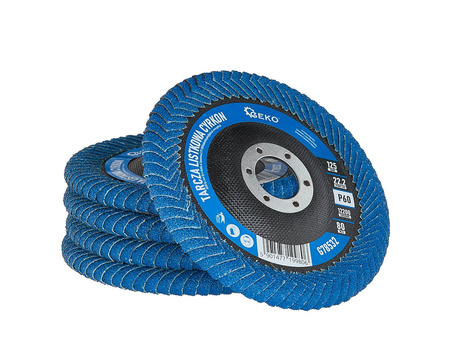 Tarcza listkowa CYRKON 125mm P60 do szlifowania spawów i krawędzi