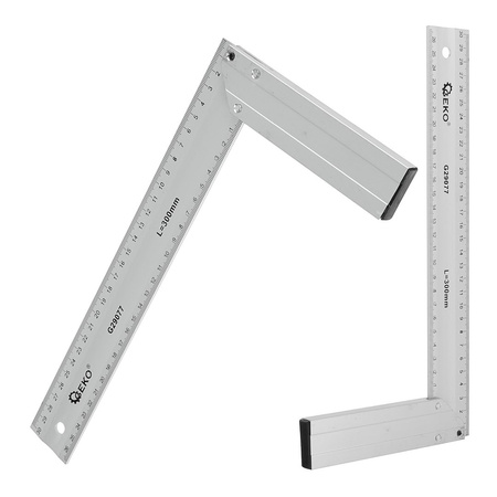 KĄTOWNIK STOLARSKI BUDOWLANY 300MM ALUMINIOWY