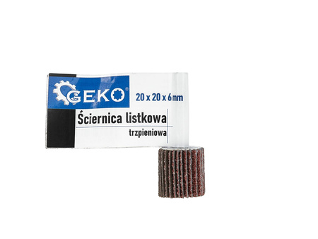 Ściernica listkowa trzpieniowa 20x20x6 P100 (50/100)