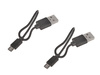 Wodoodporna lampka rowerowa USB IP54 – zestaw przód + tył (120)