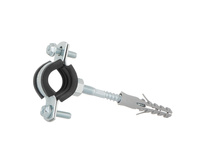 Obejma metalowa z gumą do rur 1/2" 20-25mm (200)