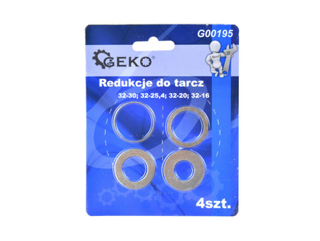 Redukcje do tarcz 4szt. (32/30mm; 32/25.4mm; 32/20mm; 32/16mm)