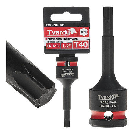 WYTRZYMAŁA NASADKA UDAROWA DŁUGA 3/4" 35mm CR-MO TVARDY