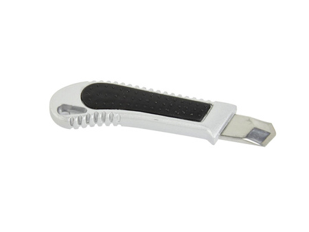 Nożyk do tapet z ostrzem łamanym 18x0,5mm GEKO aluminiowy