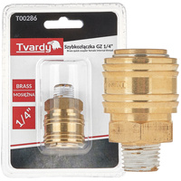 Szybkozłączka mosiężna GZ 1/4" typ żeński (1/10/100)