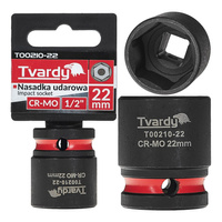WYTRZYMAŁA NASADKA UDAROWA KRÓTKA 1/2" 22mm CR-MO TVARDY