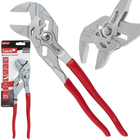 Szczypce nastawne uniwersalne - regulowane 250mm 52mm CrV