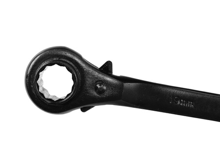 Dwustronny klucz nasadkowy 19x22mm 32T do rusztowań