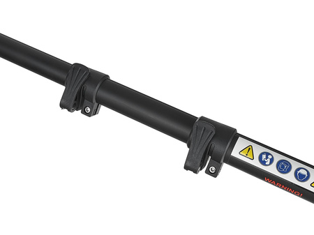 Piła łańcuchowa akumulatorowa 6" w walizce 2x2.0Ah 21V – zestaw XXL z wysięgnikiem teleskopowym 1.65-2.50m