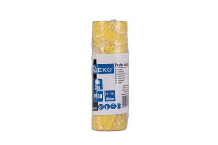Papier ścierny – rolka 115mm x 3m P180 (100)