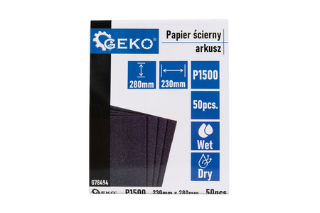 Papier ścierny wodny – arkusz 230x280mm P1500 (50/1000)