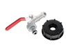 Zestaw – IBC nakrętka S60x6 + kran 1/2" z wyjściem na GZ 3/4" + nypel do szybkozłącza – mauser