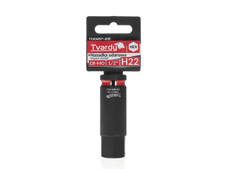 WYTRZYMAŁA NASADKA UDAROWA TRZPIENIOWA HEX H22 1/2” CR-MO TVARDY