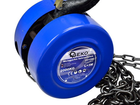 Wyciągarka łańcuchowa PREMIUM 2T x 3m GEKO