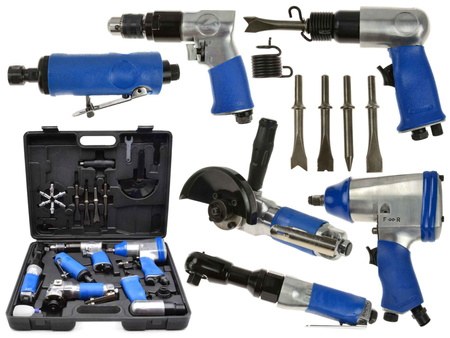 Zestaw narzędzi pneumatycznych 24el.
