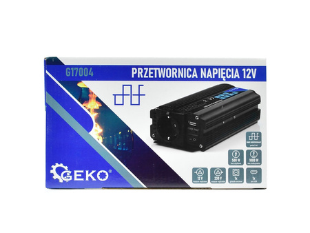 Samochodowa przetwornica napięcia 12V/230V 500W/1000W