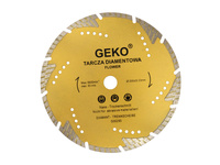 Tarcza diamentowa 230mm x 22,23mm "flower" GEKO PROFI