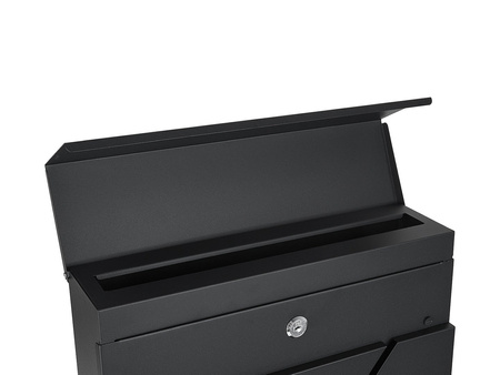 Skrzynka na listy 36,7x37x10cm /Antracyt