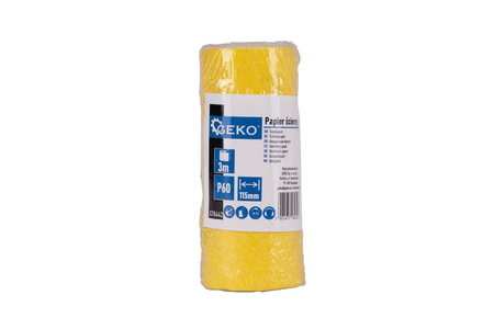 Papier ścierny – rolka 115mm x 3m P60 (100)