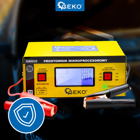 Prostownik mikroprocesorowy LCD 6/12/24V