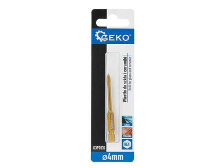 Wiertło do szkła i ceramiki HEX 4mm