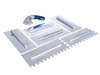 Uniwersalny zestaw grzebieni do płytek 280x115mm