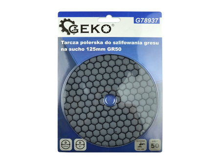 Tarcza polerska do szlifowania gresu na sucho 125mm GR50 (5/25/250)