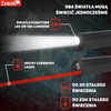 Lampa warsztatowa z magnesem 2X LED 5W 3W + LASER i ULTRAFIOLET