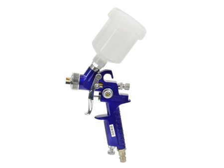 Pistolet lakierniczy HVLP mini 125ml 0,8mm, plastikowy zbiornik
