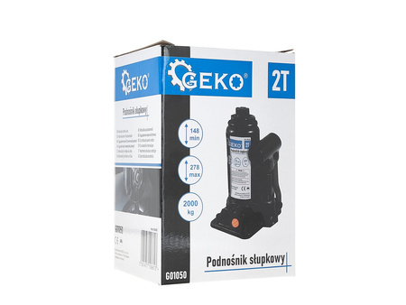 Podnośnik hydrauliczny słupkowy 2T GEKO CE