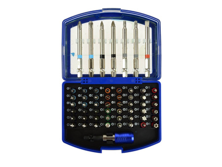 Komplet końcówek bitów CrV do wiertarki 56el.