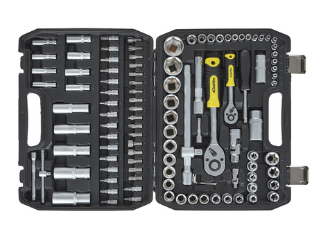 Komplet kluczy nasadowych 108el. 1/4" & 1/2"