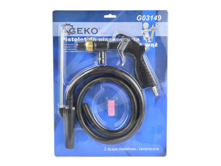 Pistolet do piaskowania 2 x dysza + wąż