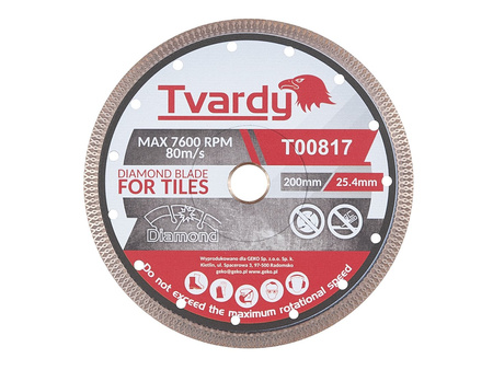 Tarcza diamentowa do Gresu 200x10x25.4/22.23mm (25)