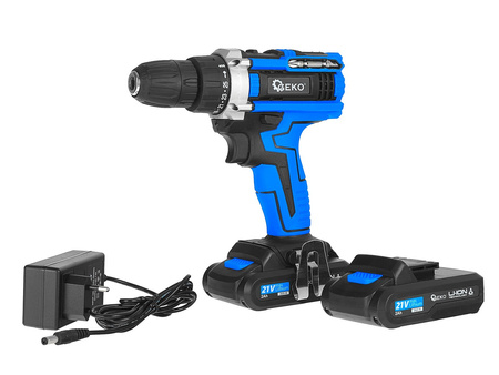 Wiertarko-wkrętarka 21V 2x akumulator 2ah (10)