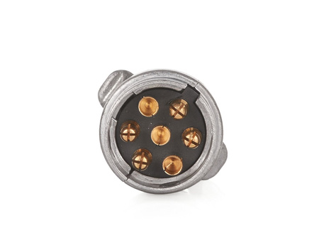 Wtyczka – wtyk do przyczepy 7PIN 12V (aluminium) (100)