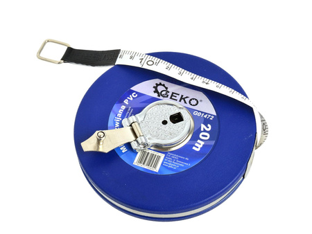 Miara zwijana PVC 20m GEKO PROFI
